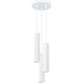 Sollux Pendelleuchte KARBON 3P weiß 3xGU10 10W Aluminium 108x19.5x19.5cm