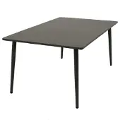 Degamo Gartentisch Esstisch DENVER 100x160cm, Metall anthrazit