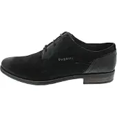 Bugatti Herren Business Halbschuh mit eleganter Linienführung, schwarz, 45 EU
