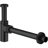 Kludi DESIGN-Flaschen-Geruchverschluss G 1 1/4, 1002039-00, Farbe: Mattschwarz