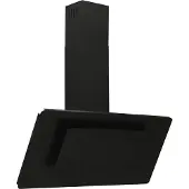 vidaXL Dunstabzugshaube 90 cm Edelstahl und Hartglas Schwarz