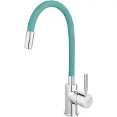 Novaservis - Küchenarmatur mit flexiblem Arm, Mint/Chrom 70710,0M
