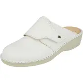 Finn Comfort Bequeme Pantolette Aussee, Damen, Weiß, Leder, NEU - Damenschuhe Pantolette / Zehentrenner, Weiß