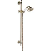 Novaservis Duschsets - Brausegarnitur Retro mit Stange, Handbrause, Brausenschlauch und Brausenhalter, Bronze KITRETRO,46