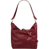 Samantha Look Shopper "Damen echt Leder, Made in Italy", Damen, Gr. B/H/T: 39cm x 31cm x 13cm onesize, rot, Leder, Reptilienprägung, Taschen Shopper, echt Leder, Made in Italy