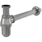 Alcadrain Flaschengeruchverschluss für die Waschbecken DN63 mit einer Überwurfmutter 5/4", Metall