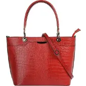 Cluty Henkeltasche echt Leder, Made in Italy