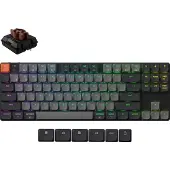 Keychron K1X-B3, Verkabelt & Kabellos, USB + Bluetooth, Mechanischer Switch, QWERTY, RGB-LED, Grau