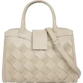 Samantha Look Henkeltasche echt Leder, Made in Italy