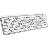 Logitech MX Keys S, Kabellos, Bluetooth, Scherenschalter, QWERTY, LED, Grau