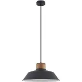 LINDBY Hängelampe Nefeli , dimmbar, schwarz, für Wohn- / Esszimmer, Metall, Vintage, Pendelleuchte