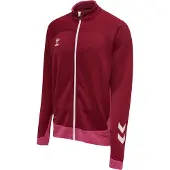 Hummel Hmllead Poly Zip Jacket - biking red, Größe:XXL