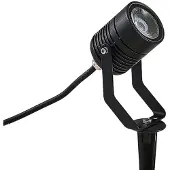 LINDBY LED-Außenstrahler Maris m. Erdspieß, IP65, schwarz