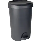 Eda Plastiques EDA Tret-Abfallbehälter Stepy 45 Liter PP anthrazit