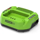 Greenworks 2932007, Ladegerät, , Grün, AC, Lithium-Ion (Li-Ion), Acrylnitril-Butadien-Styrol (ABS)