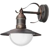 LINDBY LED-Außenwandleuchte Clea, Breite 24 cm, Metall