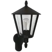 Albert 661814 Wandleuch. IP44 sw Glas klar, 1xE27 60W