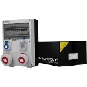 Doktorvolt Stromverteiler TD-S/FI IP65 1x32A 1x16A 2x230V 2855
