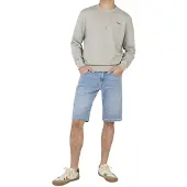 Pepe Jeans für Herren. PM80000442UG Gymdigo Slim Shorts blau (36), Lässig, Baumwolle, Denim