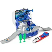 Toi-Toys TURBO Racers Rettungsdienst Set Spielzeugfahrzeuge Rettungsfahrzeuge actionreich Polizei