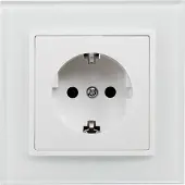 McPower Schutzkontakt-Steckdose Flair 250V/16A UP Einsteckschutz weiß