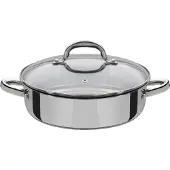 GSW Servierpfanne "Montreal", silber (edelstahlfarben), Ø:24cm, Pfannen, Servierpfanne, Induktion, 24 cm