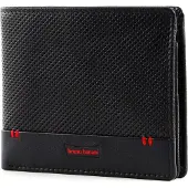 Bruno Banani Leder Geldbörse Wallet Black schwarz