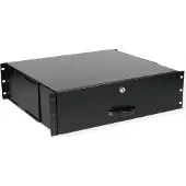 Roline 19-Zoll Tastatureinschub 3 HE, 400 T abschließbar schwarz