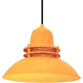 Bamyum Pendelleuchte Hängelampe Gelb Metall Ø34 cm E27 Retro Lampe
