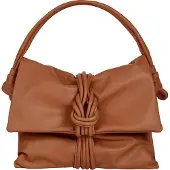 Samantha Look Henkeltasche "Damen echt Leder, Made in Italy", Damen, Gr. B/H/T: 33cm x 26cm x 6cm onesize, braun (cognac), Leder, clean, Taschen Henkeltasche, echt Leder, Made in Italy