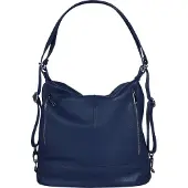 Samantha Look Cityrucksack echt Leder, Made in Italy
