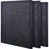 Vevor Aktivkohlefilter, 3er-Pack, 40 x 40 cm Luftfilter-Ersatz, hocheffiziente Filter der Stufe 2, kompatibel mit BlueDri und Wäscher, Luftreiniger, Ausrüstung zur Wasserschadensanierung