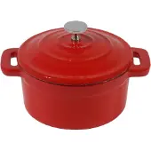 Contacto Mini-Cocotte rund, Inhalt: 0,25 Liter, Höhe: 40 mm, ø: 90 mm, rot