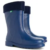Demar Damen Gummistiefel Regenstiefel Garten Arbeitsschuhe EVA gefüttert Blau 36/37