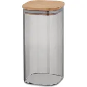 kela Vorratsdose Nea Glas hellgrau 10,0x10,0x20,0cm 1,5l KL-10778