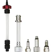 Jagwire Ersatz-Adapter-Set Pro Bleed Kit Silber - Bremsadapter für DOT & Mine...