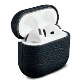 Accezz Echtleder Case Apple AirPods 5 / 4 - Dunkelblau