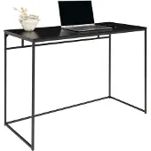 House Nordic Schreibtisch >Vita< in Schwarz, Melamin - 100x75x45cm (BxHxT)