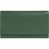 Bruno Banani Geldbörse , Damen, grün, Leder, leicht glänzend, unifarben, Kleinlederwaren Geldbörse, echt Leder