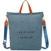 Gallantry Paris Gallantry, Seabag Cabas Handtasche in Jean, Blau