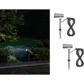 Konstsmide 2er SET Outdoor Beetleuchten Pflanzstrahler Baumstrahler LED Erdspießleuchten