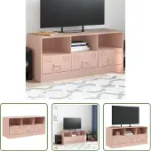 The Living Store TV-Schrank Rosa 99x39x44 cm Stahl