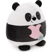 Nici Entspannter Panda Mit Herz-kissen 30 Cm Rosa Rosa One Size