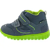 Superfit Jungen SPORT7 MINI leicht gefütterte Gore-Tex Sneaker, BLAU/HELLGRÜN 80
