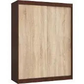 Akord Schiebetürenschrank Mono Wenge/Sonoma-Eiche 150X60X200 Cm