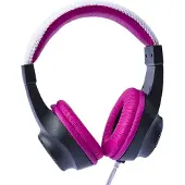 INF Kabelgebundene Kopfhörer mit 6,5-mm-Einzelstecker Rosa