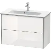 Duravit XSquare Waschtischunterbau Compact, wandhängend, 2 Schubkästen, 810x560x388mm, XS416607575