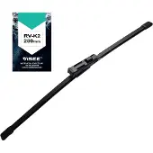 VISEE Heckscheibenwischer RV-K2 280 mm, für alle Jahreszeiten, UV-beständig und abriebfest