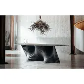 AEA Luxus Esszimmertisch Esstisch Küchentisch Esszimmer Holz Schwarz Tisch