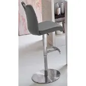 Möbelando Barhocker Küchenstuhl Tresenhocker Barstuhl Tresenstuhl Küchenhocker "Amiens I" Grau